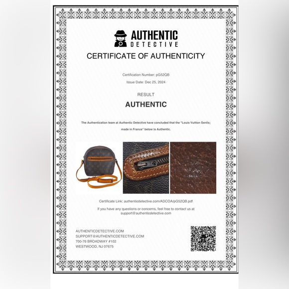 Authentic Louis Vuitton Monogram Senlis Shoulder Bag - Picture 12 of 12